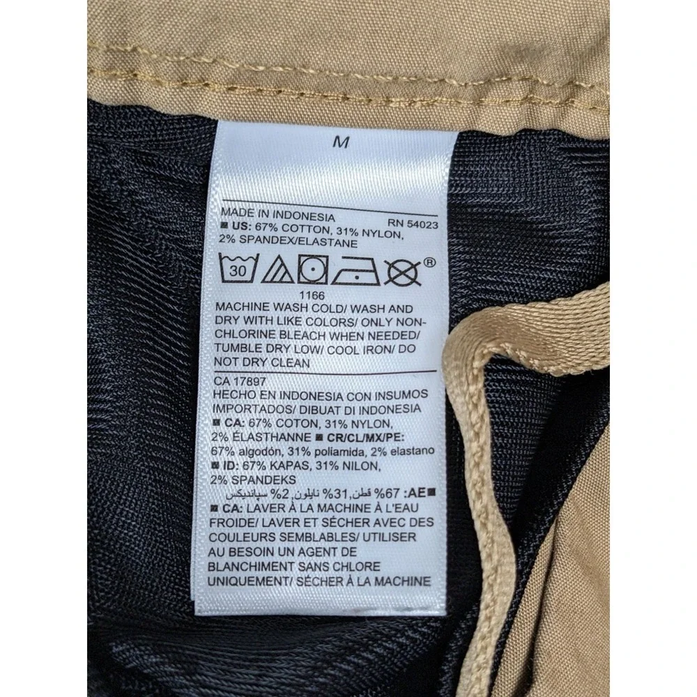 Old Navy Mens Khaki Shorts M Cotton Blend